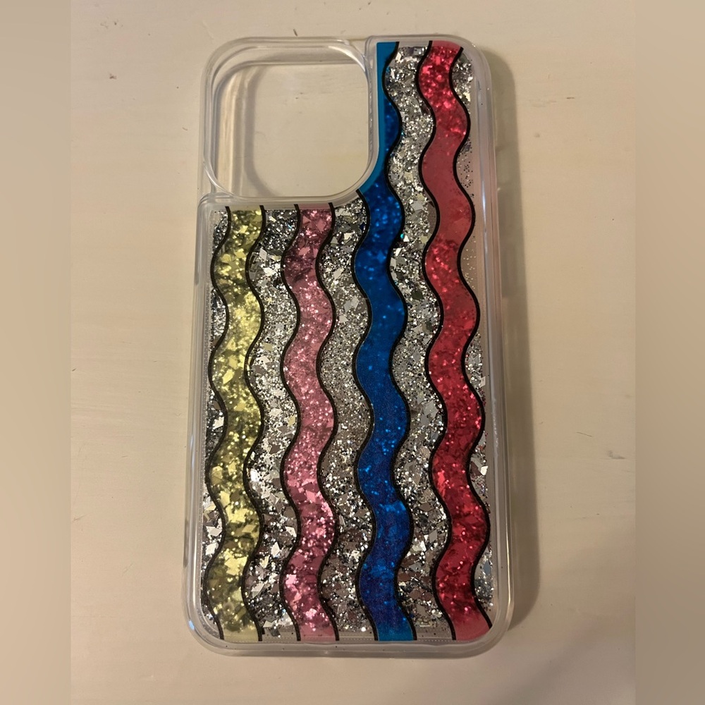 Multicolor Glitter Wave iPhone Case 13/13 PRO